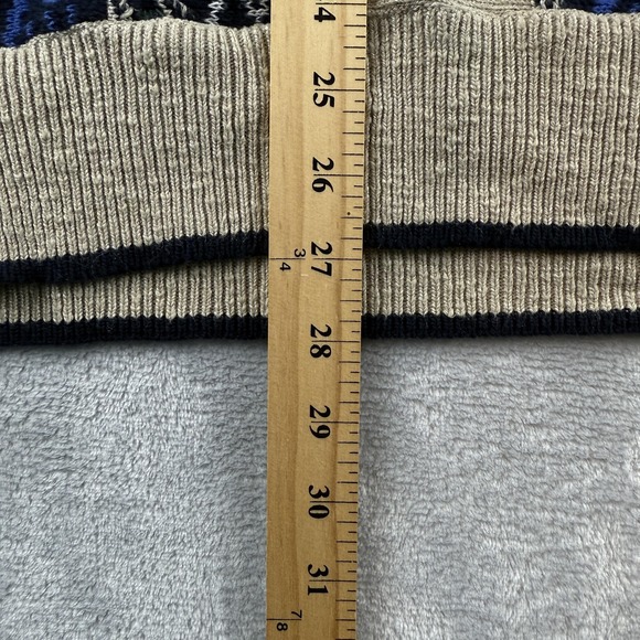Vintage Carlo Colucci Sweater Mens 2XL Beige 3D Knit Cosby Made in Germany 90s - Picture 9 of 10
